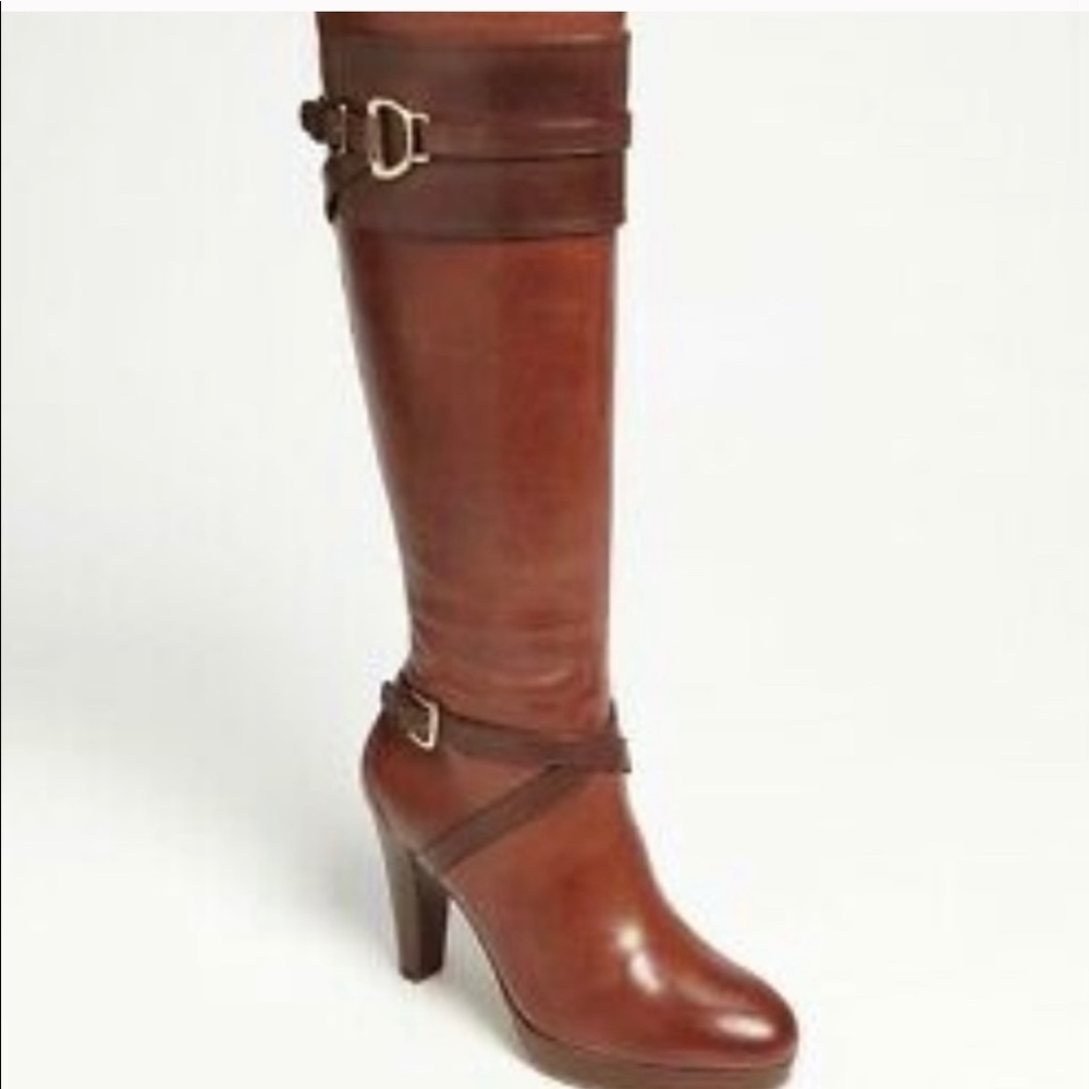 Cole Haan & Nike air high knees poppy boots - Picture 2 of 5